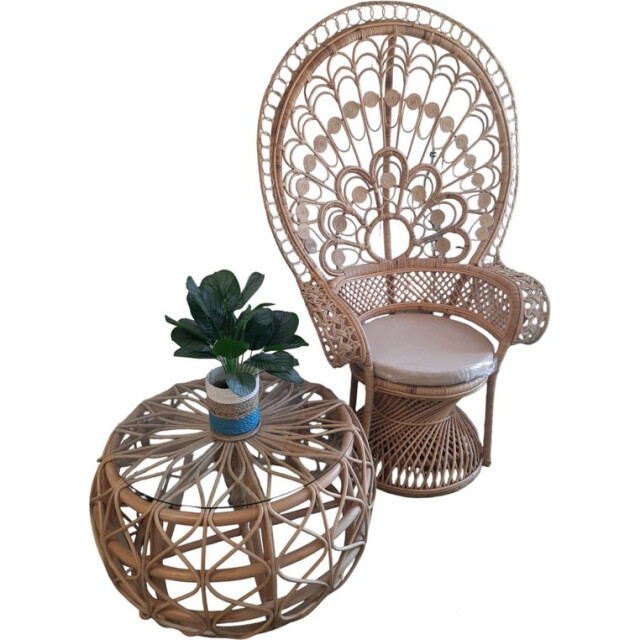 Furnilux -peacock stoel-rotan-110x55x160 cm 3155470 large