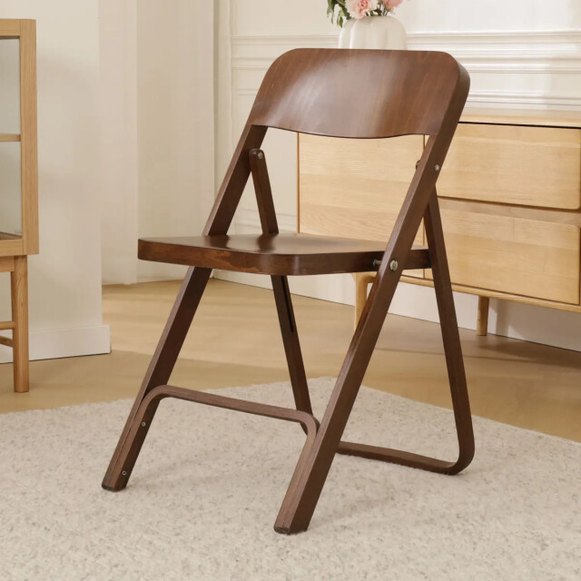 Fameg Flip houten klapstoel walnoot 2028501 large