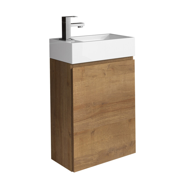 Badplaats Toiletmeubel angela 40 x 22 cm - fonteinmeubel met wastafel 3181351 large