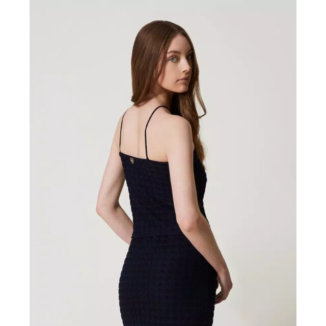 Twin-set Knitted top/ gehaakte top met ring 251LM2HCC large