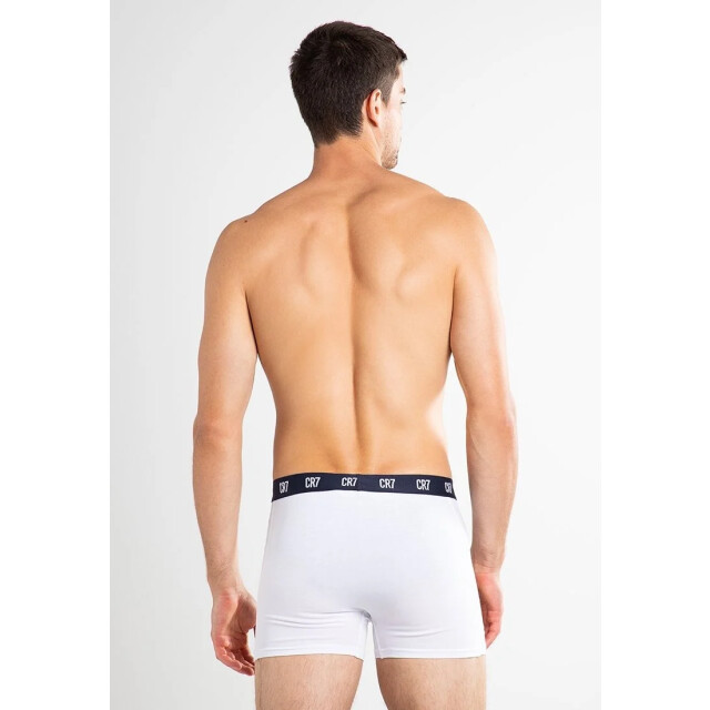 CR7 Heren boxershorts effen wit/blauw/grijs 3-pack CR7-300-8100-49-2701 large