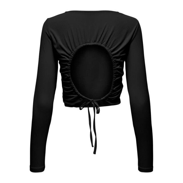 Only Play Homie on ls cropped rib tee 15339356 black ONLY PLAY HOMIE ON LS CROPPED RIB TEE 15339356 black large