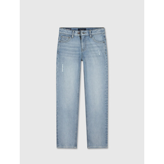 Ballin Amsterdam Zomer jeans broek jongens licht boaz regular fit K1433-82-licht blauw large