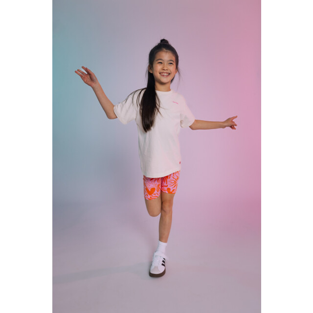 Quapi Zomer broek meisjes - aop bloemen zorra QS255 - Zorra - roze - AOP bloemen large