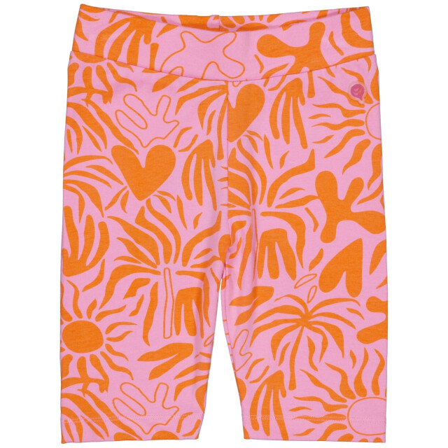 Quapi Zomer broek meisjes - aop bloemen zorra QS255 - Zorra - roze - AOP bloemen large