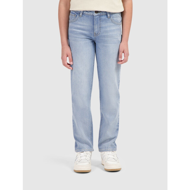 Ballin Amsterdam Zomer jeans broek jongens licht boaz regular fit K1433-82-licht blauw large
