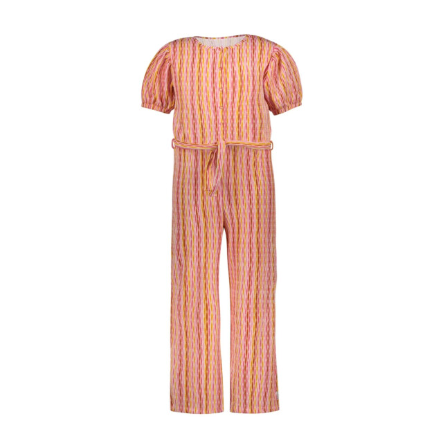 B.Nosy Zomer jumpsuit meisjes aop riem pallas Y502-5601-986 large