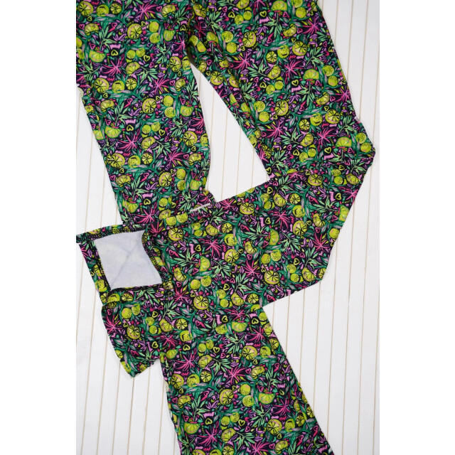 B.Nosy Zomer flair broek meisjes groen/ aop phoebe Y502-5625-981 large