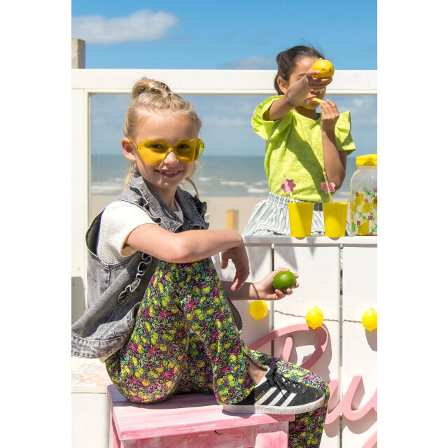 B.Nosy Zomer flair broek meisjes groen/ aop phoebe Y502-5625-981 large