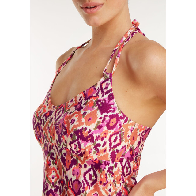 Ten Cate dress halter jurkje strand dames multicolour-roze 068850_507-XL large