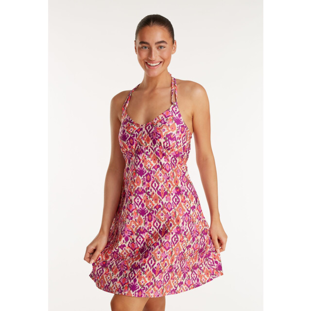 Ten Cate dress halter jurkje strand dames multicolour-roze 068850_507-XL large