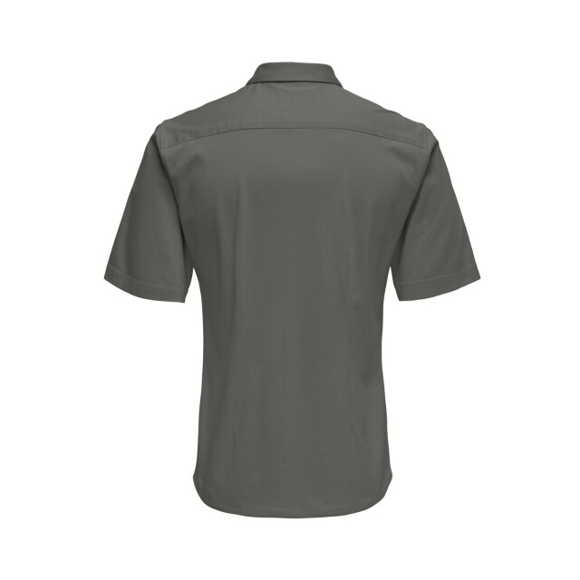 Only & Sons onsrobin but under ss stretch shirt 22031992 castor gray 05632.940.0104 large