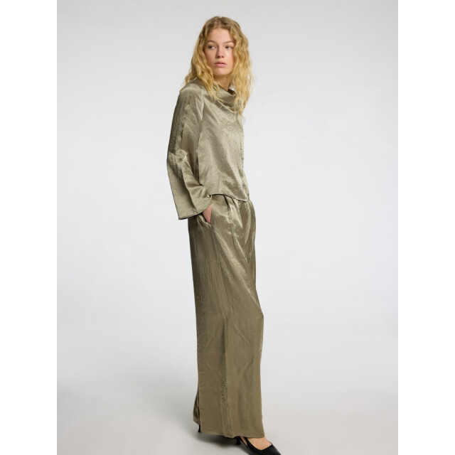 Selected Femme slfselene hw wide pant b 16094994 vetiver 06541.834.0102 large