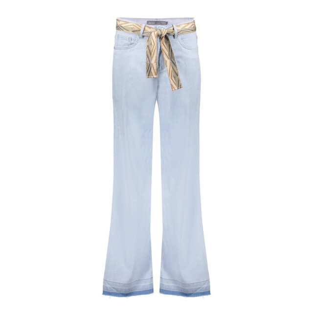 Geisha jeans wide + belt 51024-10 830 bleached 06511.264.0208 large
