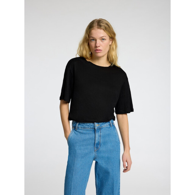 Selected Femme slfvilja linen ss tee 16090089 - 06011.991.0131 large