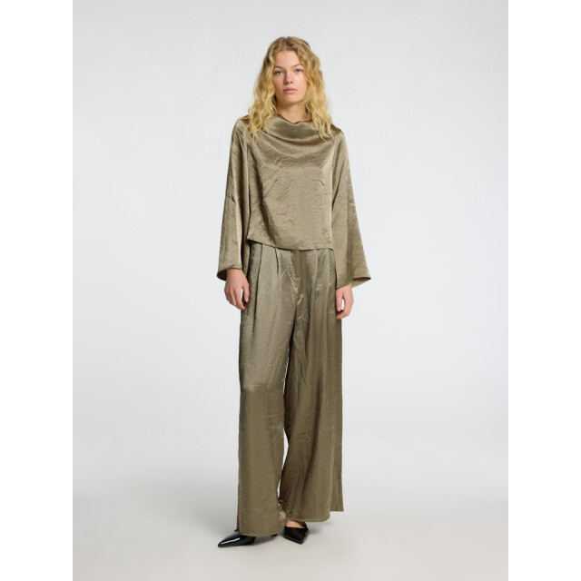 Selected Femme slfselene hw wide pant b 16094994 vetiver 06541.834.0102 large