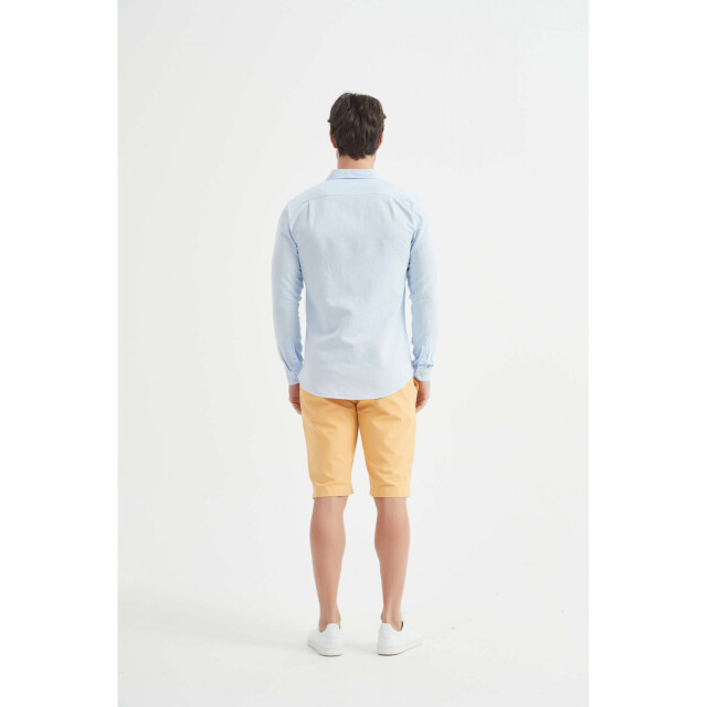 William de Faye Linnen shirt - WM25-154-CIEL large