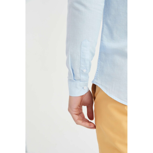 William de Faye Linnen shirt - WM25-154-CIEL large