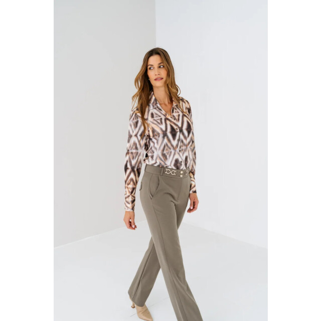 Zizo Noah pants- bleached noah-bleached brown large