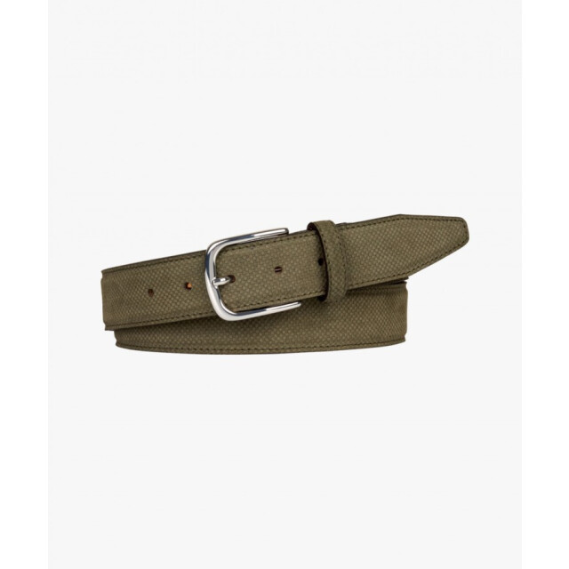 Profuomo Ppvr30003d z heren riem belt suede green profu Z/PPVR30003D large