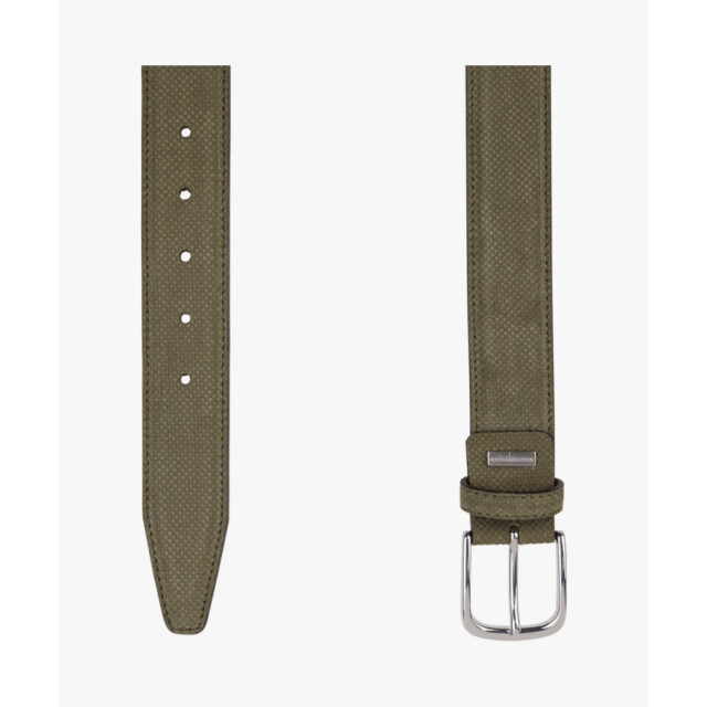 Profuomo Ppvr30003d z heren riem belt suede green profu Z/PPVR30003D large