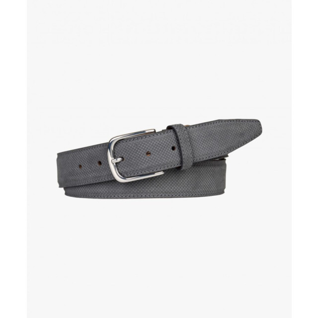 Profuomo Ppvr30003a c2 heren riem belt suede mid grey profu C2/PPVR30003A large