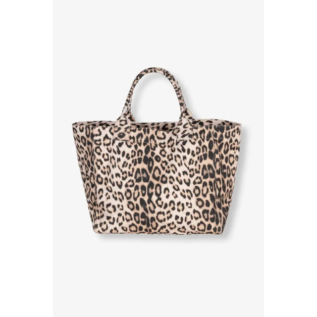 Alix The Label Leopard canvas shopper - Leopard Canvas shopper - Alix The Label large