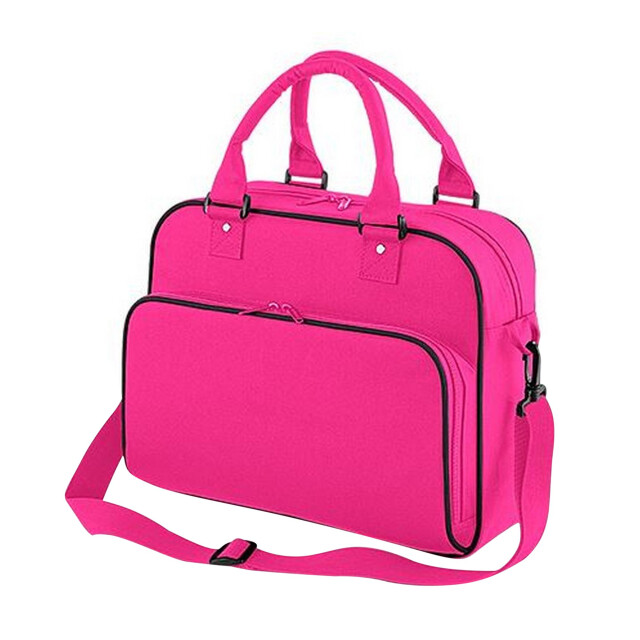 Bagbase Compacte junior dance messenger bag (15 liter) UTFK187_fuchsiablack large