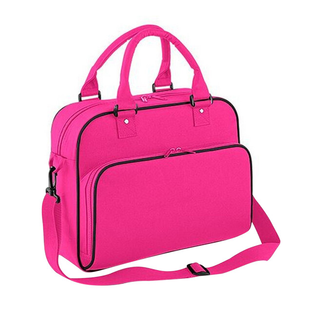 Bagbase Compacte junior dance messenger bag (15 liter) UTFK187_fuchsiablack large