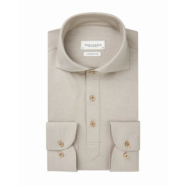 Profuomo Polo met lange mouwen 102081-001-43 large