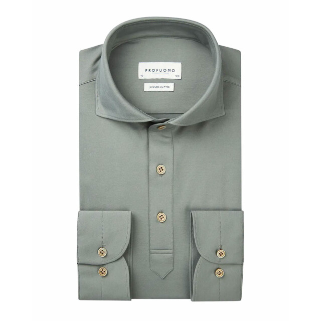 Profuomo Polo met lange mouwen 102083-001-42 large