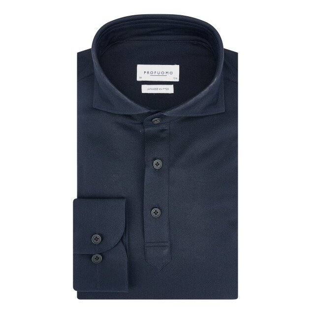Profuomo Polo met lange mouwen 102082-001-43 large