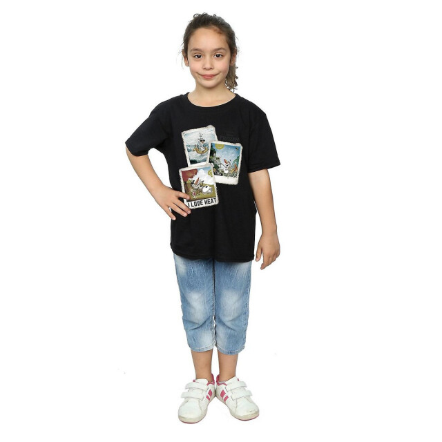 Li-cense Frozen meisjes olaf polaroid katoenen t-shirt UTBI1561_black large