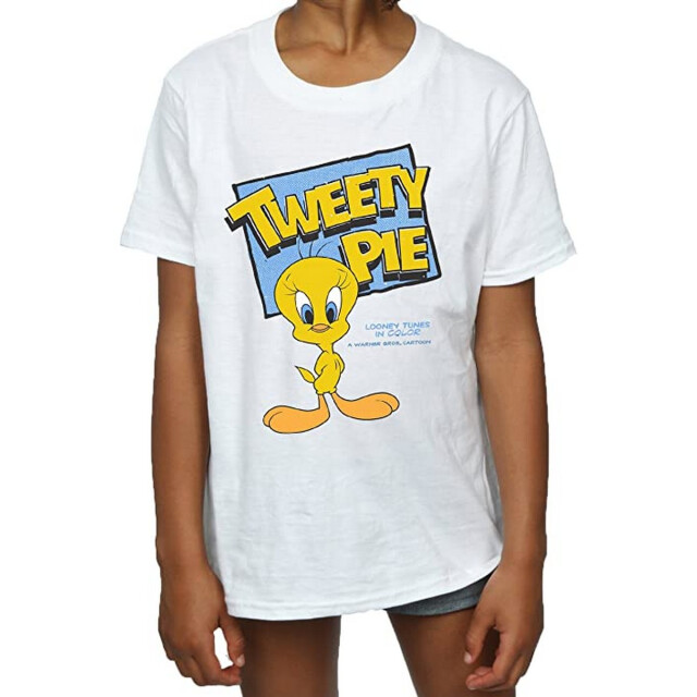 Li-cense Looney tunes meisjes tweety pie katoenen t-shirt UTBI1314_white large