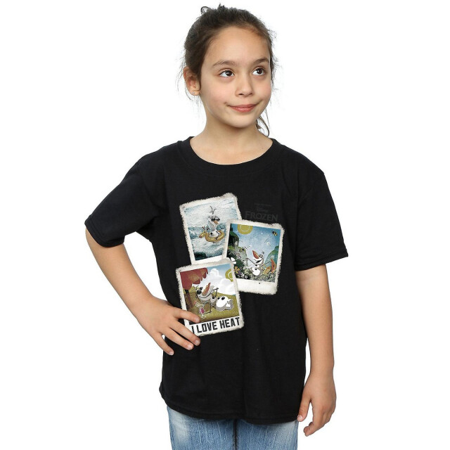 Li-cense Frozen meisjes olaf polaroid katoenen t-shirt UTBI1561_black large