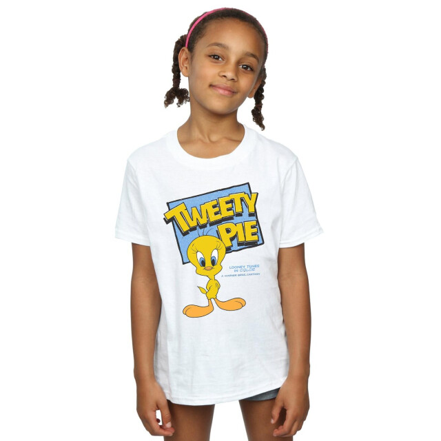 Li-cense Looney tunes meisjes tweety pie katoenen t-shirt UTBI1314_white large
