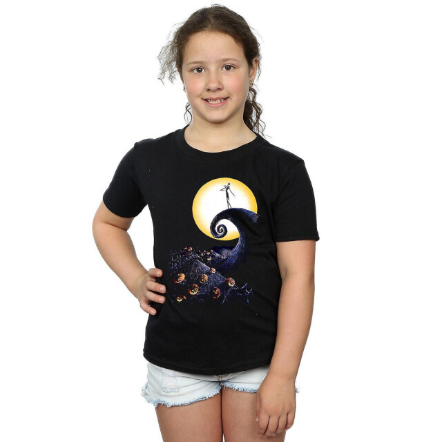 Li-cense Nightmare before christmas katoenen t-shirt kerkhof voor meisjes UTBI1448_black large