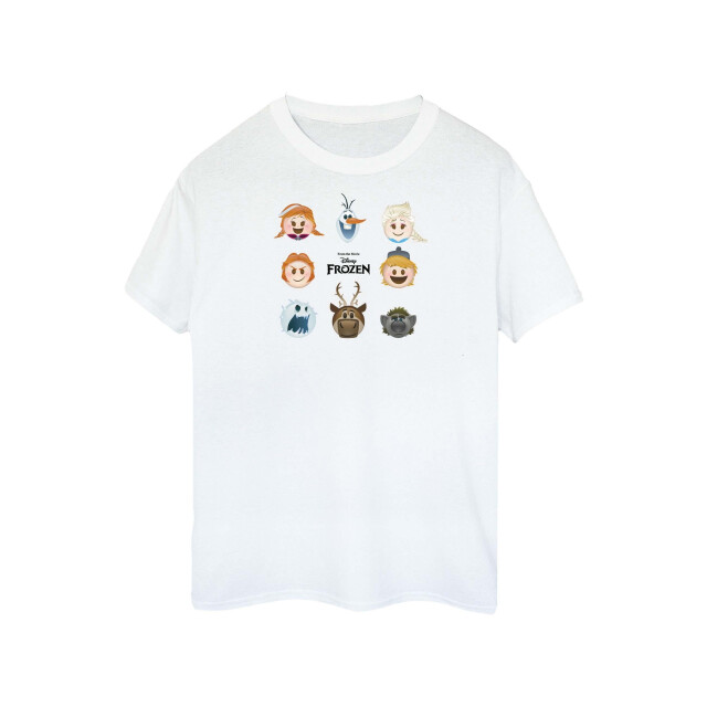 Li-cense Frozen meisjes hoofden katoenen t-shirt UTBI1743_white large