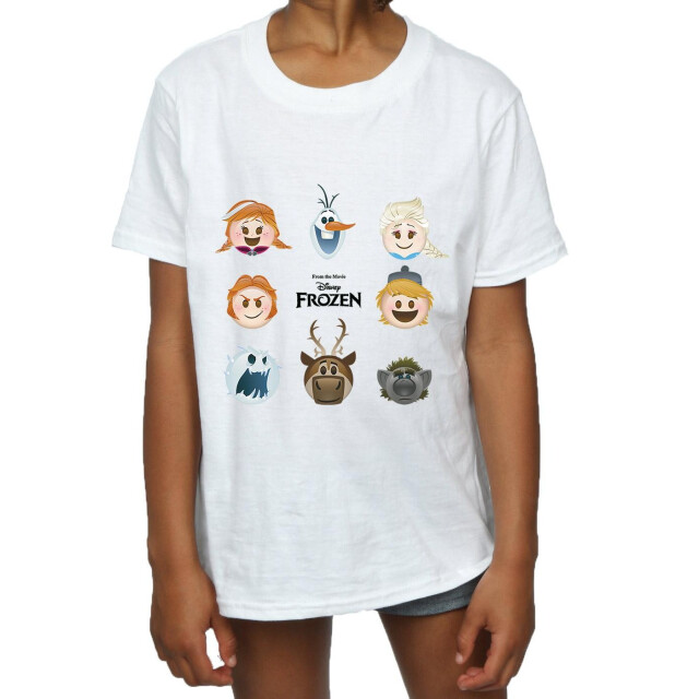 Li-cense Frozen meisjes hoofden katoenen t-shirt UTBI1743_white large