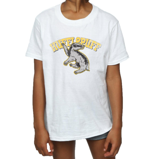 Li-cense Harry potter meisjes hufflepuff katoenen t-shirt UTBI1283_white large