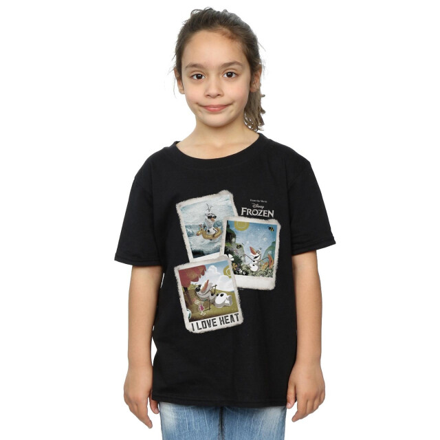 Li-cense Frozen meisjes olaf polaroid katoenen t-shirt UTBI1561_black large
