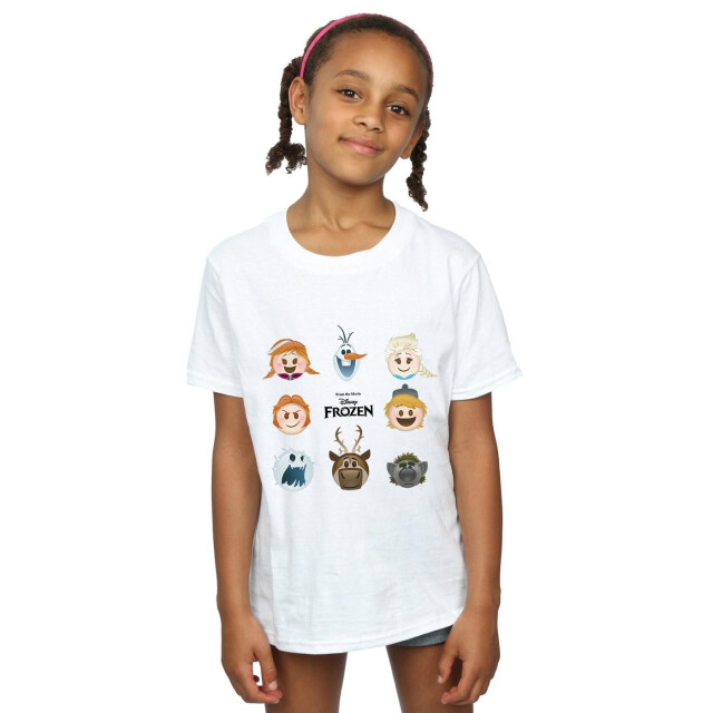 Li-cense Frozen meisjes hoofden katoenen t-shirt UTBI1743_white large