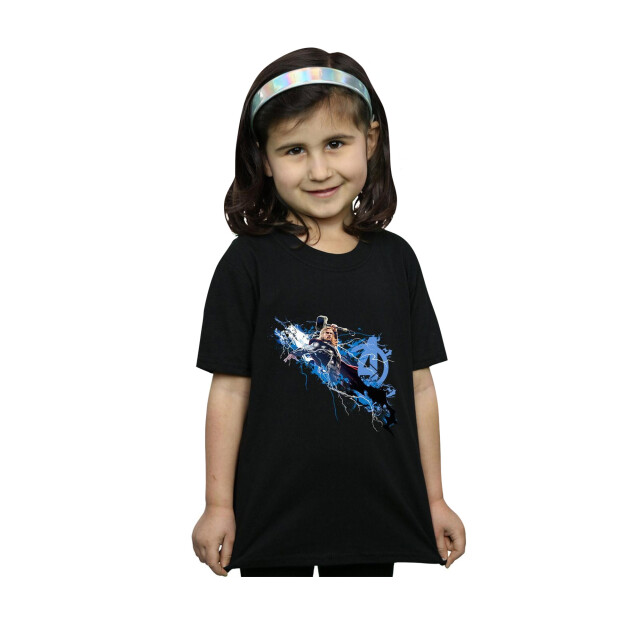 Li-cense Marvel meisjes avengers thor splash katoenen t-shirt UTBI2552_black large