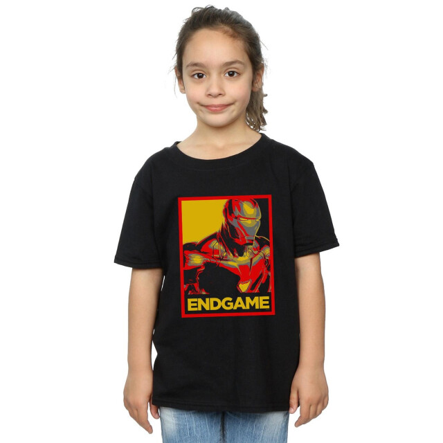 Li-cense Marvel meisjes avengers endgame iron man poster katoenen t-shirt UTBI4612_black large