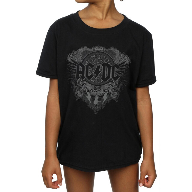 Li-cense Ac/dc meisjes ijs katoenen t-shirt UTBI520_black large