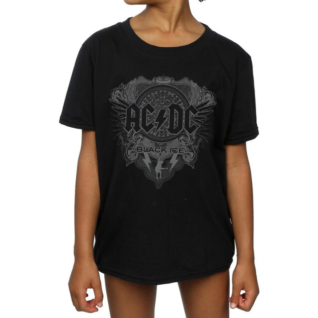 Li-cense Ac/dc meisjes ijs katoenen t-shirt UTBI520_black large