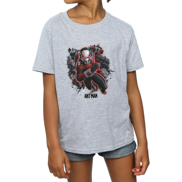 Li-cense Marvel meisjes ant-man mieren lopend katoenen t-shirt UTBI6853_sportsgrey large