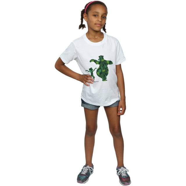 Li-cense Jungle book meisjes mowgli en baloo dansen katoenen t-shirt UTBI572_white large