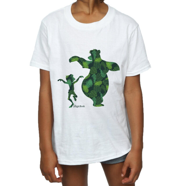 Li-cense Jungle book meisjes mowgli en baloo dansen katoenen t-shirt UTBI572_white large