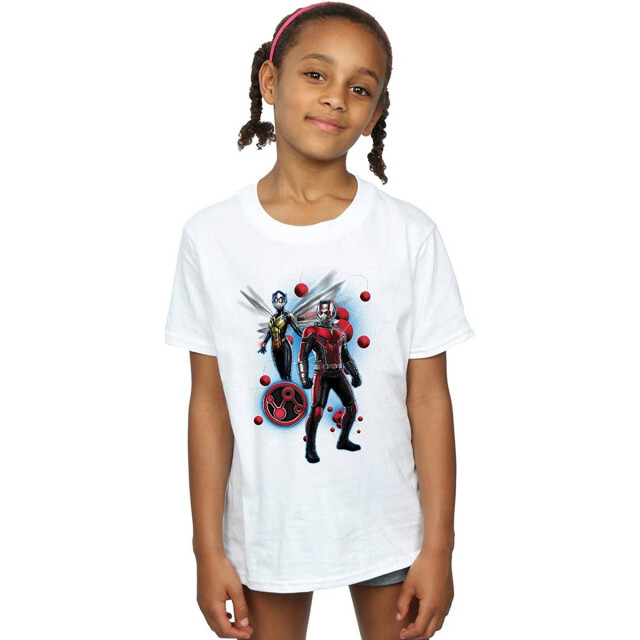 Li-cense Ant-man and the wasp katoenen t-shirt voor meisjes particle pose UTBI554_white large